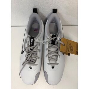 Nike Force Trout 9 Pro MCS Baseball Cleats White Wolf Grey FB9728-004 Mens 10.5